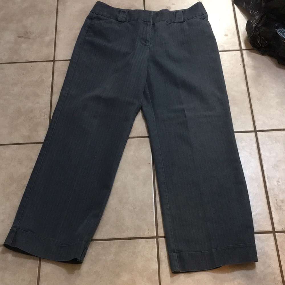 Pinstripe dress pants